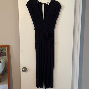 Navy linen body suit